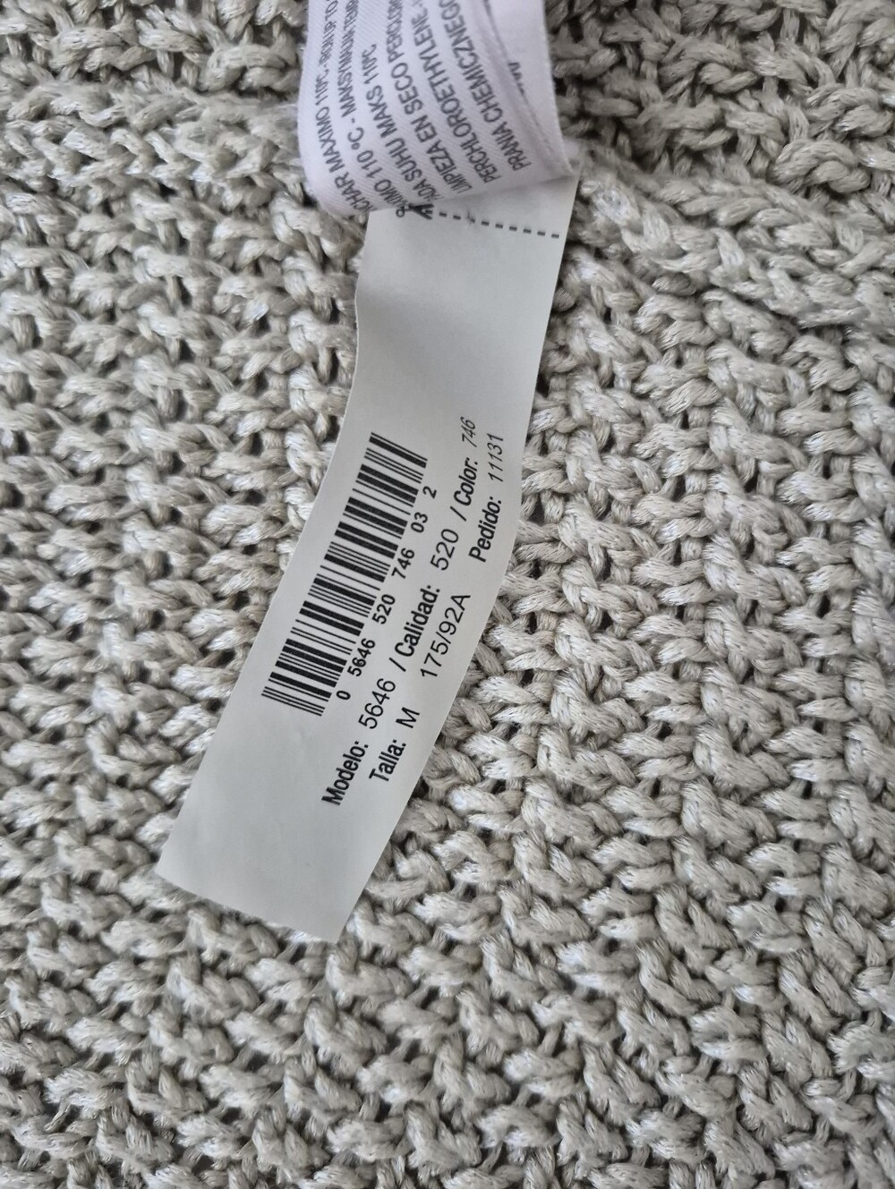 Massimo Dutti beige cardigan open front size M - Picture 6 of 7